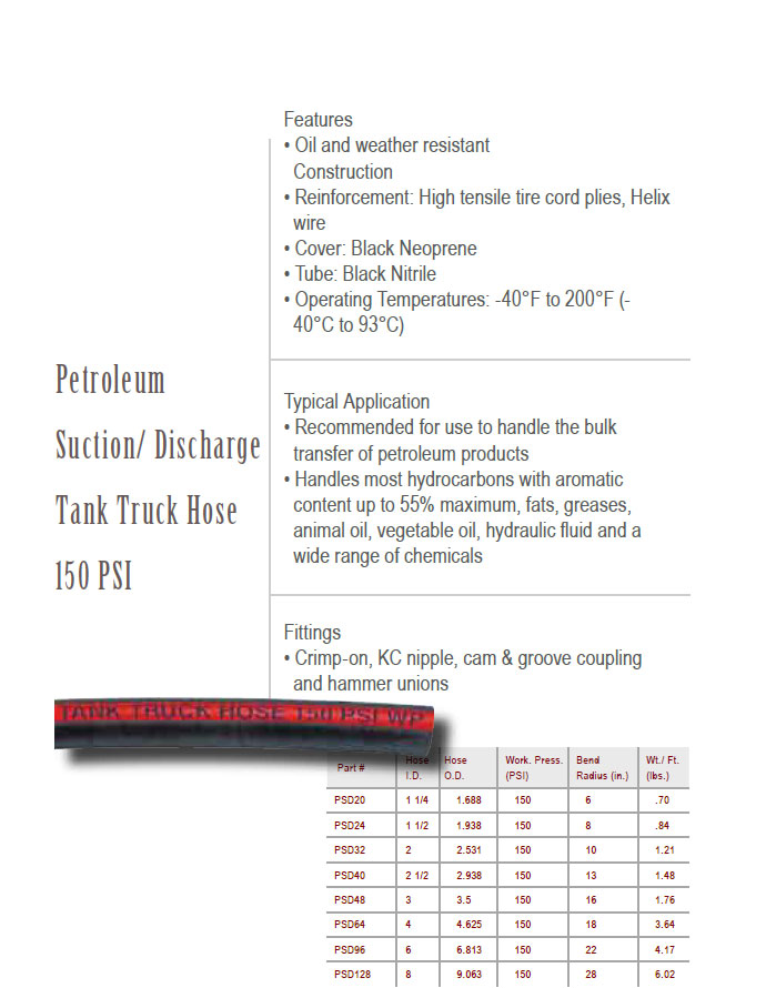 13-Petroleum-Suction-&-Discharge-Tank-Truck-Hose-150psi